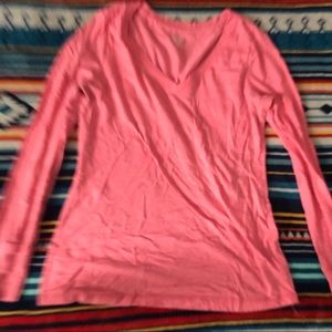 Pink long sleeve top